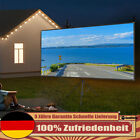 16:9 Beamer Leinwand m/Stativ Heimkino 4K HD Projektionswand Indoor/Outdoor 80"