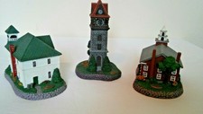 Rockwell Main Street Collection-Firehouse, Bell Tower, & Church on Green