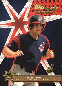 2001 Topps Stars Gold Cleveland Indians Baseball Card #181 Scott Pratt /499