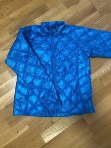 Montbell women’s puffer jacket blue light down diamond stitch Large - Picture 1 of 7