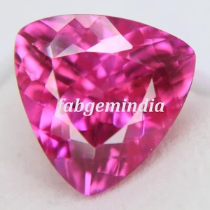 12.10 Ct Certified Natural Morganite Pink Eye Clean Trillion Loose Gemstone - Picture 1 of 5