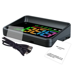 H4 HUD Head-up Display Car GPS Digital Speedometer USB Windshield Projector - Picture 1 of 12