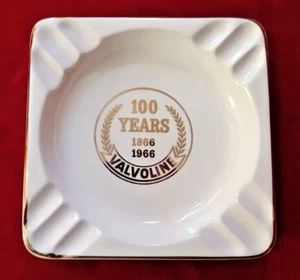 CENICERO DE PORCELANA VINTAGE 1966 "100 AÑOS 1866 1966 VALVOLINE" RECUERDOS 5"  - Imagen 1 de 18