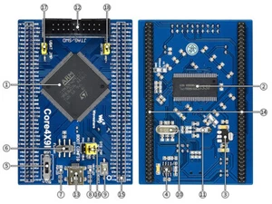 Interfaz de depuración Core429I STM32 STM32F429IGT6 placa central expansor de E/S completa JTAG SWD - Imagen 1 de 5