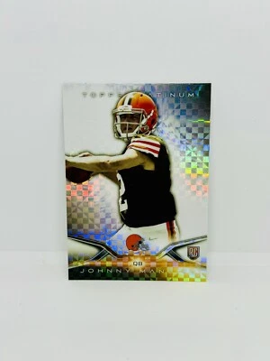 2014 Topps Platinum JOHNNY MANZIEL Rookie Xfractor Cleveland Browns RC #126 - Image 1 of 2
