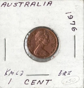 Coin Australia 1 Cent 1976 KM62 - Picture 1 of 2