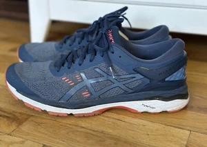 Asics Gel Kayano 24 Running Shoes Men 10.5 Blue Duomax Flyte Foam Sneaker - Picture 1 of 9