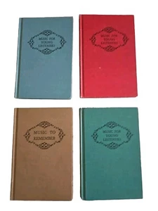 Música para jóvenes oyentes de Lillian Baldwin 4 volúmenes 1951 - Imagen 1 de 23