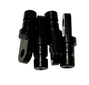 4 black nylon 1/2" Round INSIDE EYE ENDS Bimini Boat Top - Picture 1 of 2