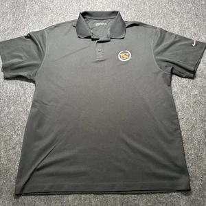 Camisa Polo Nike Golf Cadillac Hombres Talla XXL NEGRA Manga Corta Piqué Bordada - Imagen 1 de 11