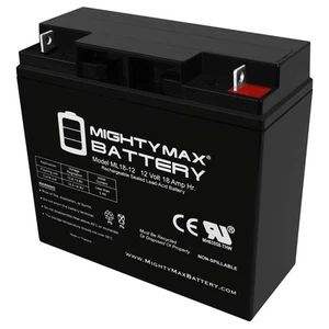 Mighty Max 12V 18AH Battery Replacement for PowerStar UB12220 40696 - Picture 1 of 6
