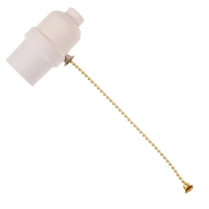 Light Fixture Lamp Holders for Table Lamps Socket with Pull Chain - Picture 1 of 10