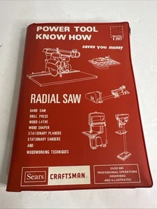 SEARS CRAFTSMAN Power Tool Know How Radial Saw Power Router Drill Planer Sander - Picture 1 of 11