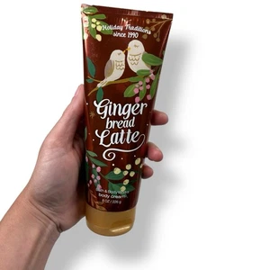 Bath & Body Works Ginger Bread Latte Body Cream 8 oz New Holiday Scent - Picture 1 of 3