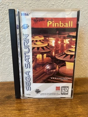Hyper 3-D Pinball (SEGA Saturn 1996) Complete W Reg Card - Tested - Authentic - Image 1 of 4