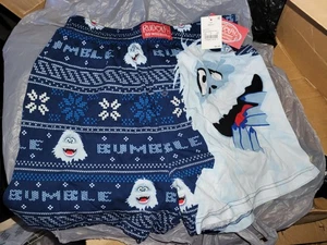 Rudolph the Red Nose Reindeer Bumble Mens Boxers Small - Picture 1 of 4