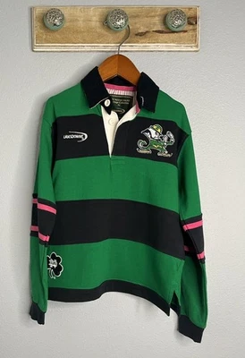 NWT The Notre Dame Heritage Collection by Lansdowne Boys 3/4 Rugby Polo Shirt - Image 1 of 4