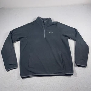 Oakley Pullover Fleece Herren XXL1/4 Zip Mock Neck Outdoor Activewear schwarz - Bild 1 von 10