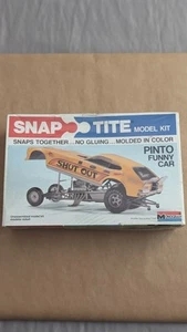 Monogram Snap Tite Model Kit 1979 Mustang Pinto Funny Car #7572 FACTORY SEALED  - Picture 1 of 8