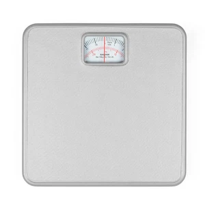Salter Mechanical Bathroom Scale Silver 120KG Non-Slip Mat Easy Read Dial UK - Picture 1 of 6