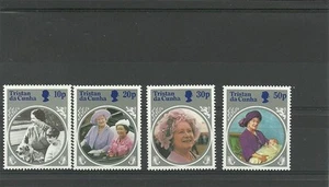 TRISTAN DA CUNHA-SG390-393-LIFE & TIMES OF THE QUEEN MOTHER SET -MNH - Picture 1 of 1