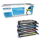 Refresh Cartridges Full Set Value Pack Q7560a/1A/2A/3A Toner Compatible With Hp