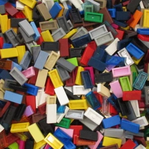 LEGO® Usado - Paquetes de 500 g - Azulejo - 3069 - Azulejo 1 x 2 - Imagen 1 de 1