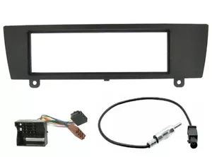 KIT DE MONTAJE ADAPTADOR AÉREO CABLEADO DIN FACIAL ÚNICO PARA BMW SERIE 3 E90 E91 E92 - Imagen 1 de 2