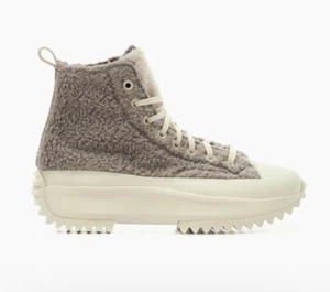 Converse Run Star Hike Sherpa Shoe Men's Sz 9 Casual Shoe Purple White Sneaker - Picture 1 of 10