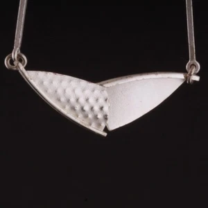 LAPPONIA Sterling Necklace / Collier. Dotie Dot. Silver 925S. V8, 1998. 41 cm - Picture 1 of 6