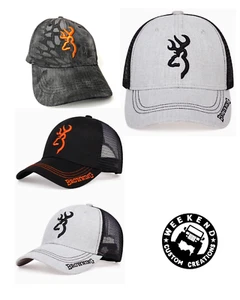 DEER HUNTING BUCK HAT CAP ADJUSTABLE ADULT UNISEX ONE SIZE FITS MOST - NEW - Picture 1 of 6