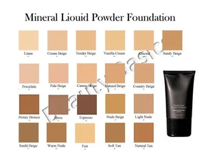MINERAL LIQUID POWDER FOUNDATION Full Coverage SPF 15 Choose your Color!!!! - Picture 1 of 2