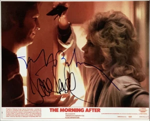 Jane Fonda & Jeff Bridges signed Morning After 11x14 Vintage Lobby Card IP - Bild 1 von 2