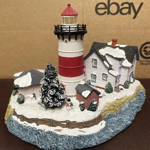 Very Rare Harbour Lights HL #717 Lighthouse Christmas 2003 Stratford CT W/OB COA - Picture 1 of 20