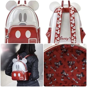 Loungefly Disney100 Platinum Mickey Mouse Cosplay Mini Backpack IN HAND - Picture 1 of 6