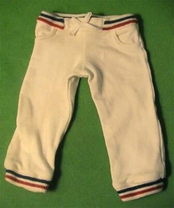 American Girl Label White Sweat Pants from 2008 Gymnastics Outfit - Picture 1 of 1