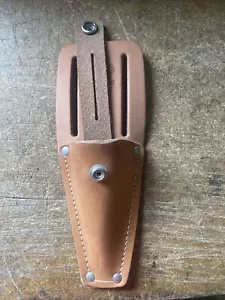 Top Grain Leather Utility Knife Plier Tool Holder Belt Holster Sheath NEW - Picture 1 of 4