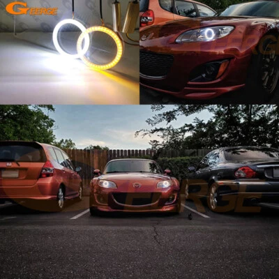 For Mazda Mx-5 Mx 5 Miata Roadster Ultra Bright Led Angel Eyes Kit Halo Rings - Image 1 of 4