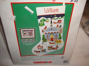Yuletide Village Stocking KIT Counted Cross stitch.NIP - Picture 1 of 1