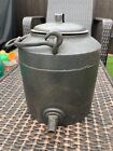 Large Antique Cast Iron Urn Kettle Pot Water Fountain 1800s Kenrick? Fire Boiler