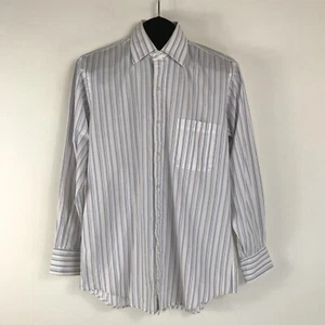 Vintage Burberrys of London Striped Button Up Dress Shirt Men's Size 15.5 - 33 - Picture 1 of 15