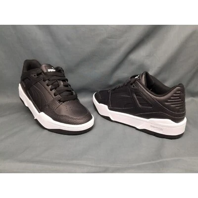 Puma Boys Slipstream LTR Jr Sneakers Leather Black White Size 6.5 NEW NO BOX! - Image 1 of 4