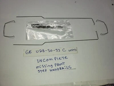 U28C AS IS INCOMPLETE HANDRAILS STANCHIONS SET HO Athearn GE U28C ,U30C, U33C - Image 1 of 4