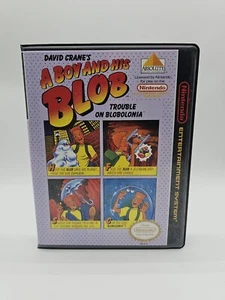A Boy And His Blob Trouble On Blobolonia (NES) Loose Cart With Bit Box Case - Picture 1 of 8