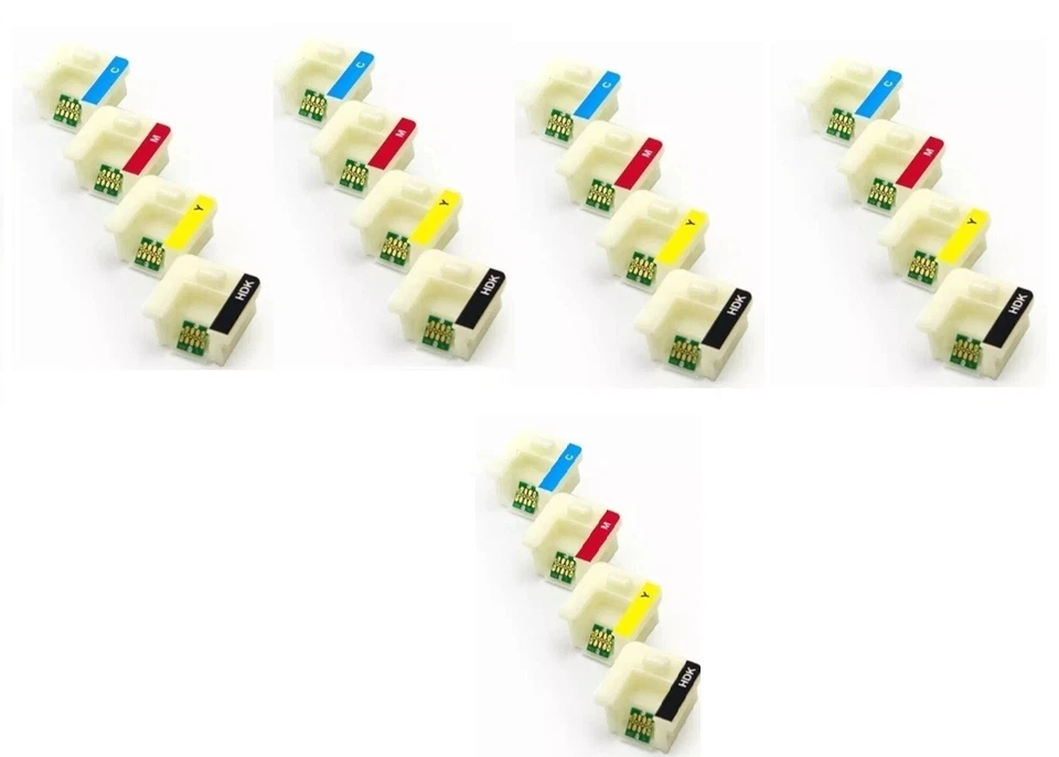20 x DYE SUBLIMATION INK CHIP FOR  EPSON SureColor F6200 F7200 F9200 F9370 - Image 1 of 1