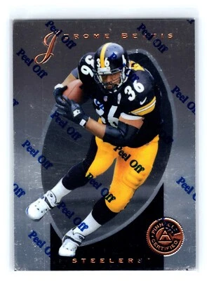 1997 Pinnacle Certified W/ Peel #91 Jerome Bettis Pittsburgh Steelers - Image 1 of 2