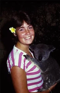 35mm Colour Slide- Girl with Koala 3 - Australia 1960's - Bild 1 von 1