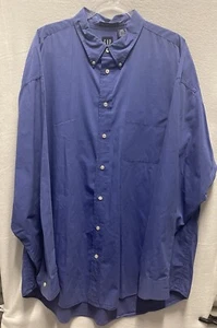 Gap Dress Shirt Mens XXL Blue Cotton Classic Fit Long Sleeve Button Down - Picture 1 of 5