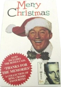 Bing Crosby 2 Cassette box Set. Merry Christmas and Thanks For The Memories. - Picture 1 of 7