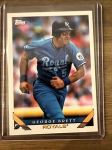2019 George Brett Topps Archives #210 Kansas City Royals 1993 Design   HOF  B156
